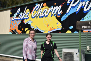 Principal charmed by small lake school