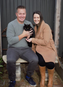 Lucky black cat back home after 15 months