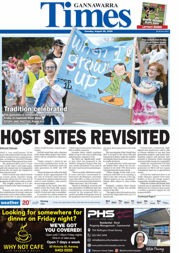 Gannawarra Times – August 25th 2025