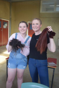 Students’ brave shave