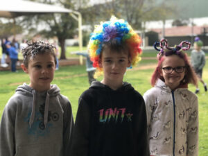 Students don crazy hair for charity
