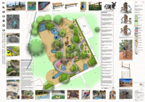 Inclusive play set for Apex Park