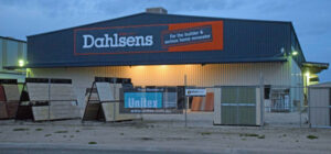 Building supply store closes today
