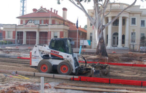 Street works progressing