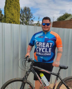 Pedalling for a worthy cause