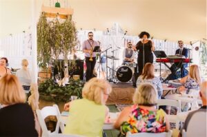 High tea and jazz combines