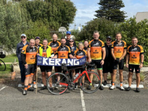 Cyclists saddle up for local health care