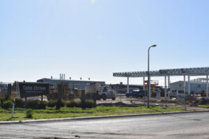 Industrial site bolstered by service station