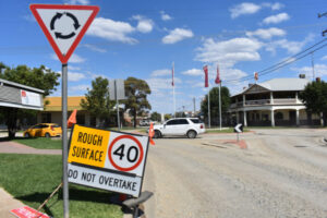 Night work on Kerang roads