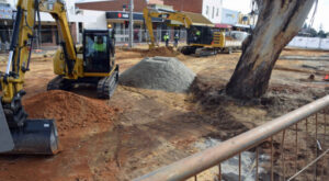 Street works continue