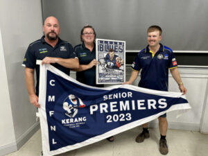 Blues to unfurl flag