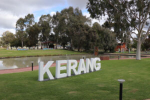 Mega 3D letters spell out Gannawarra town names