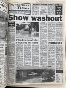 Show washout – Oct 5, 1993