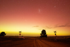Solar storm’s impressive glow