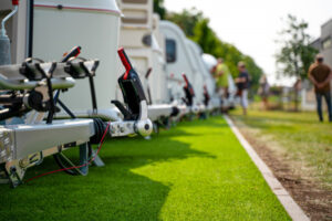 Plenty of parking for caravans