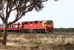 Monthly train performance derailed on Swan Hill line