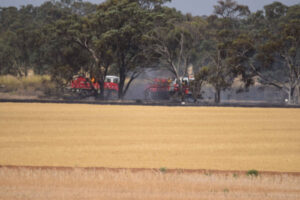 Charges pending following stubble fire