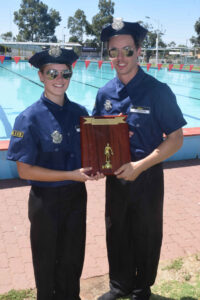 Loddon defends swimming title