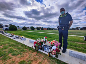 Siblings shocked at grave disgust