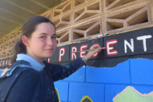 Students leave their mark