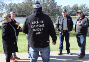 Around Mates group fighting isolation