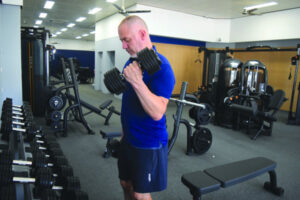 New gym working out