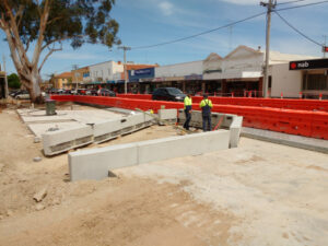 Street works continue