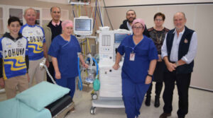 Pedalling hard for hospital