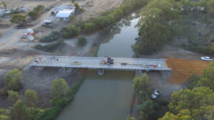 Bridge taking shape