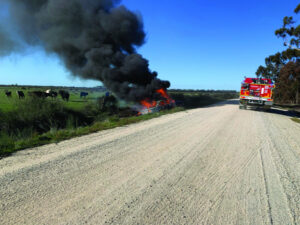 Police investigate after car gutted by fire