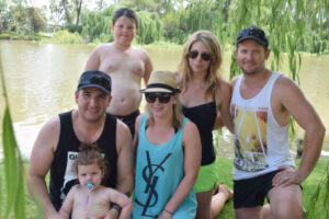 Fun weekend by the creek