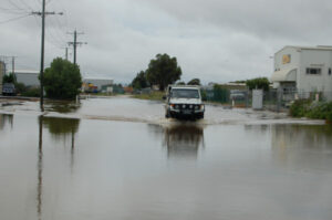 Minor flood in Avoca River