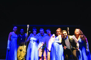 Performers light up the stage