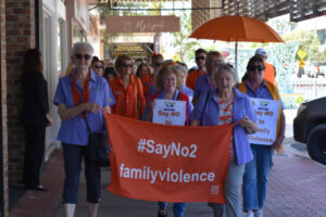 Orange campaign lights up Gannawarra Shire