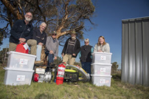 Disaster Preparedness kits being distributed