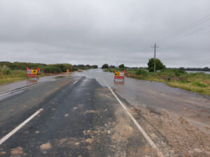 Repairs begin on flood damaged roads