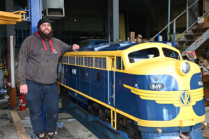 All aboard replica train