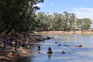 Barham floats celebrations