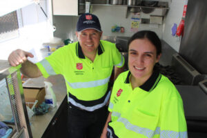 Relief set up in Swan Hill
