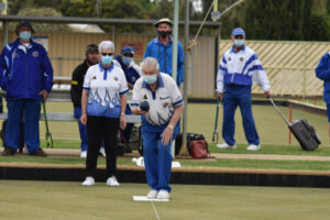 Bill Lyne gets Kerang Bowling Club season rolling