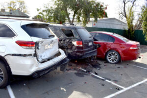 Carpark chaos