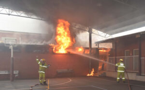 School fire: students out safely