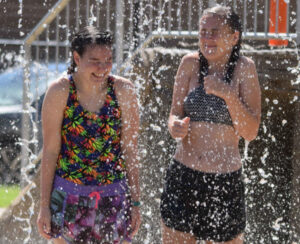 Sweltering conditions