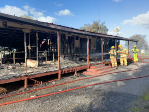 Elderly man burnt in house fire
