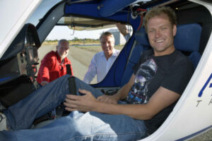 Pilot training is airborne