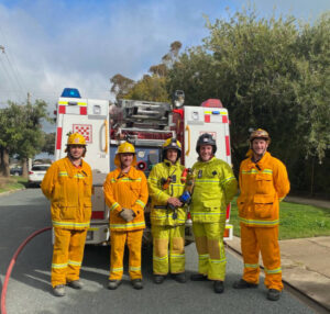 CFA chief on hand to help brigade