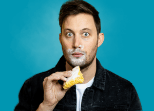 Touring comedian takes a slice out of life