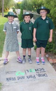 Students step out