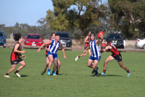 Blues put first win on the board