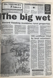 1000 sandbags filled by local volunteers – Sep 28, 1993